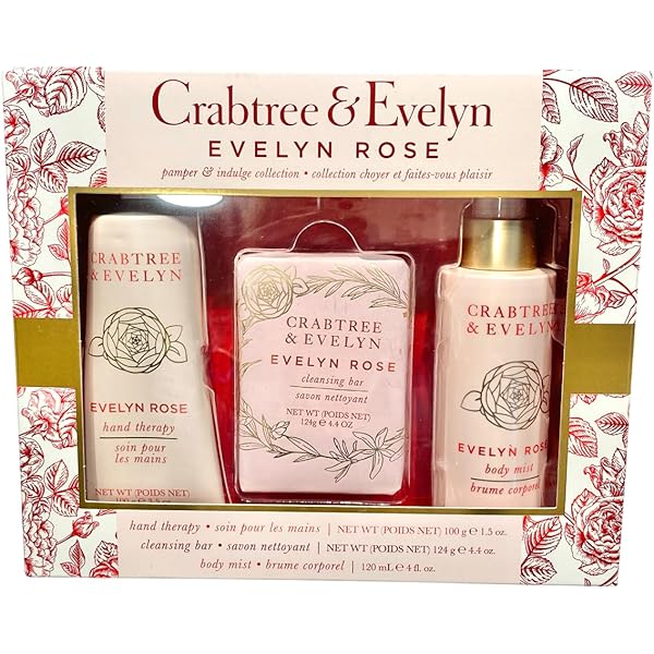 Amazon.com : Crabtree & Evelyn 4 Piece Gift Set Tin (4-piece